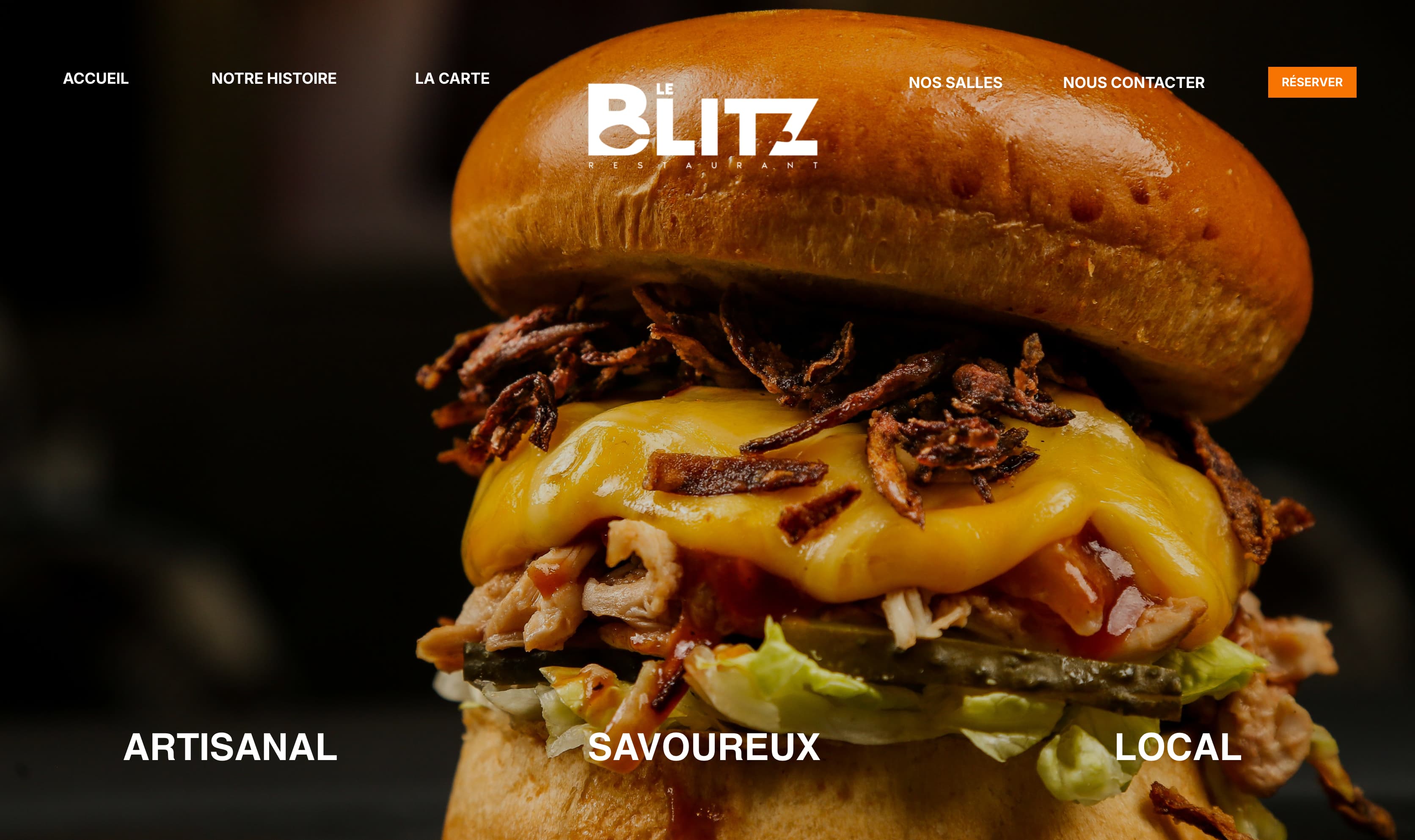 Site Vitrine - Restaurant Le Blitz